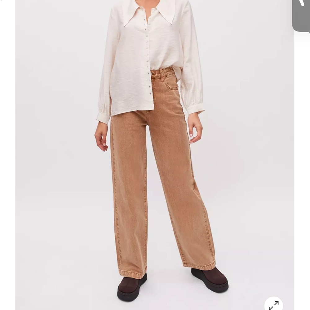 Urban Outfitter Jeans - Abrand A 94 High & Wide Jean – Sand Stone